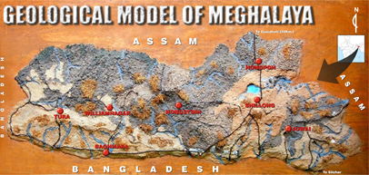 Geological Model of Meghalaya